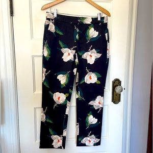 Banana Republic Flower Print Pants | Petite
